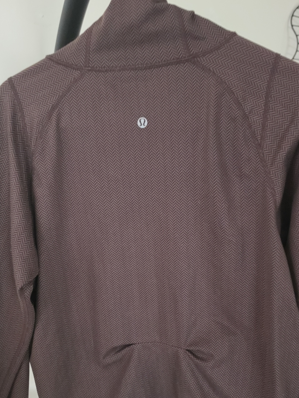 lululemon athletica Women's Herringbone Maroon Performance Jacket